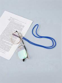 1Pc/3Pcs Fashion Hanging Neck Clip For Glasses, Portable Sunglasses Rope Eyeglasses Lanyard Retro Protection Cover, Eyeglass Holder Necklace Ring For Women Glasses Holder Strap Chain Eye Glass Holder Necklace Aluminum Alloy Eyeglass Loop Holder Reading Glasses Holder Necklace For Women And Men - Multicolor - View 8