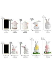 1 Peça Decoração Simples e Fofa em Forma de Animal feita de Resina, Adequada para Escritório, Quarto, Sala de Estar, Hotel, Escritório, Festa, Decoração de Evento de Mesa, Multi-Cor