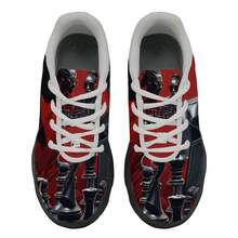 Lyra Men's Red Caricature Chunky Shoes - Red - View 1
