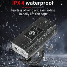 2025 New Dual Light Outdoor Cycling Sports Car Lights Can Be Floodlight Headlights Portable USB Rechargeable Bicycle Lights - Z-03D-3 ABS車燈+USB數據線 - 查看 3