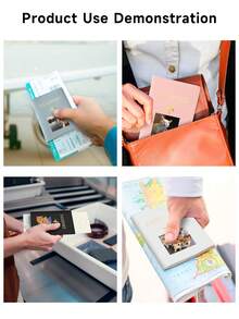 Ayotu Customized Gold Airplane Pattern Passport Holder, Smooth PU Material, Passport And Ticket Storage Bag, Travel Storage Bag, Foldable And Portable Multi-Function Storage Bag, Dust-Proof, Waterproof, Wear-Resistant, Essential Custom Gift For Holidays, Group Travel, And Family Trips - Multicolor - View 10