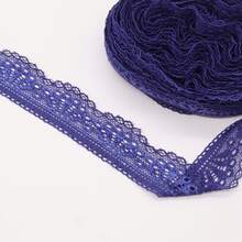 1Roll/10M 1.18inch/3cm Elastic Lace Trim Fabric Ribbon Craft DIY Stretch Lace Sewing Handmade Embroidery Home Accessories Clothing Lace Edge - Multicolor - View 7