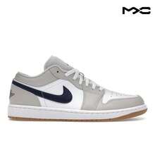 Air Jordan 1 Low 'Georgetown' White Neutral-Grey Gum-Medium-Brown Midnight-Navy Sneakers Men 553558-146 - 彩色 - 查看 1