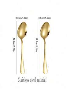 10/25/50/100 Pcs Gold Stainless Steel/Plastic Reusable Cutlery Set, Includes Cake/Salad Forks, Spoons, Knives, Dishwasher Safe Flatware For Home, Restaurant, Wedding, Outdoor, Birthday, Party, Holiday
