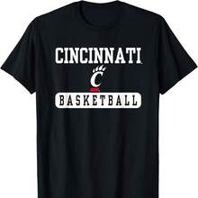 Cincinnati Bearcats Unisex- Black Modern Letter Print T-Shirt, Small, Crew Neck, Short Sleeve Camisetas - Đen 28 - Xem 1