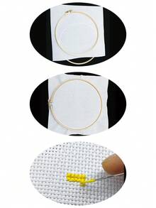 2 chiếc, 11CT và 14CT, 11,81 inch x 11,81 inch - 9,84in*9,84in, Vải lưới nhựa trong suốt - Lý tưởng cho thêu, thêu chữ thập, thủ công sợi và các dự án móc len tự làm, Vật dụng thủ công thiết yếu | Vải lưới trong suốt | Vật liệu thủ công bền, Vật dụng thêu - trắng - Xem 4