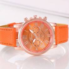 1 pezzo Orologio polso alla moda cinghia lega quarzo