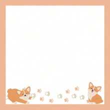 1pc New Corki-Themed Sticky Notes - Cute Orange-Brown Corki-Patterned Sticky Notes For Schools, Offices And Households, Perfect For Students, Teachers And Dog Lovers