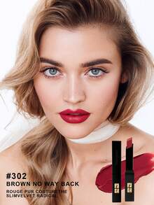 Yves Saint Laurent Yves  THE SLIM VELVET RADICAL MATTE LIPSTICK 2G - SLIM VELVET RADICAL 302 - Xem 10