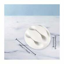 1 Desktop Self-Adhesive Cable Holder, Wire Data Cable Porous Hub Tissue Clip, Random Color
