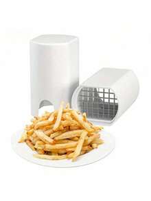 1 件手动黄瓜/土豆切片机，创意水果蔬菜切碎机，厨房小工具，用于切片、切丁、切丝洋葱、土豆、水果和蔬菜 - 白色 - 查看 4