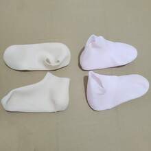 2件装足膜保湿袜脚套防裂软化老茧角蛋白足跟保护袜硅胶防裂脚套 - 彩色 - 查看 5