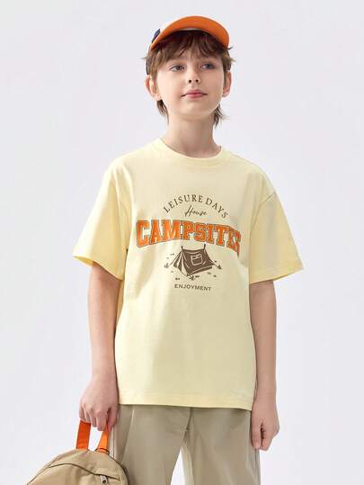 Balabala 儿童短袖T恤男童/女童2025新款夏季吸湿排汗速干亲子上衣