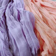 1pc Pleated Bohemian Style Table Runner, Wedding Birthday Party Gathering Decorations - Purple - View 10
