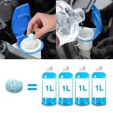 Car Windshield Washer Tablets - Washer Fluid Tablets Glass Cleaner Concentrate Car Windshield Wiper Fluid Solid Effervescent Tablets Remove Auto Glass Stains Clear Car Vision,Car Accessories - Blue - View 4