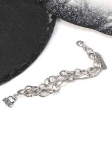 1 pieza Único y sencillo collar con colgante de plata de ley 925 con dije en forma de manzana "ABC" para hacer manualidades, joya fina para mujeres como regalo
