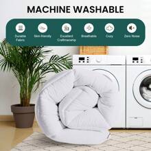 JustLet Cooling Mattress Topper, Extra Thick , Plush Quilted Pad With 8-21 Inch Deep Pockets, Overfilled With Breathable Polyester, Mattress Protector- Machine Washable