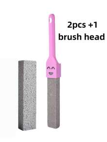 1套（10件）浮石马桶刷：浴室清洁石，带1个手柄。手柄采用塑料材质，无需充电。特点包括持久耐用、耐酸耐腐蚀、易于清洁、省时省力。专为浴室清洁和去污而设计，不会损坏陶瓷表面。一款家用清洁工具。