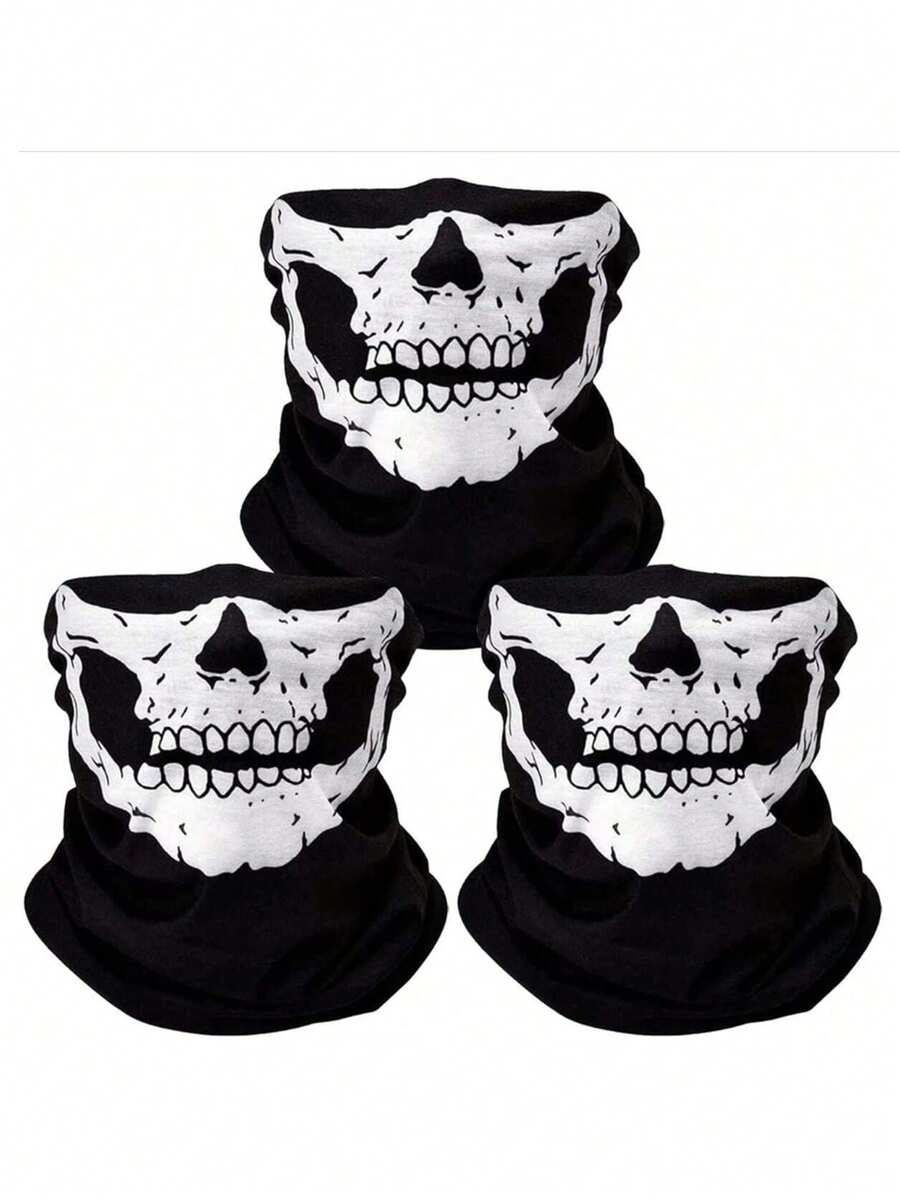 1/2/3 piezas Pasamontañas unisex liso o estampado, máscara facial transpirable, gorro absorbente del sudor, adecuado para actividades al aire libre, senderismo, esquí, uso diario, gran regalo para amigos y familiares - M - Ver 1