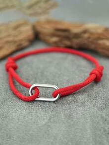 1Pc Minimalist Rope Bracelet For Men Bracelet Good Luck Red Thread Bracelet Adjustable Gift - 3mm Single Layer Adjustable Hand Strap - View 13