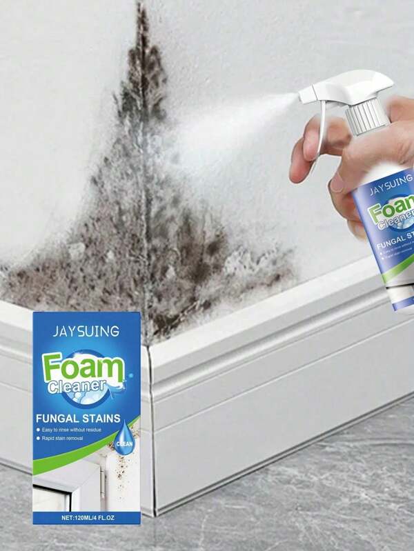 120ml Stain Remover Foam Cleaner, Multi-Purpose Home Cleaning For Mold, Wall, Tile, Removes Mildew Stains