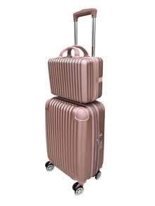 Carry-On Bag With Anti-Theft Zipper!! - Rusty Rose - View 8