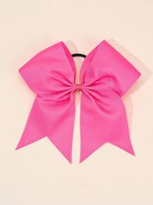 1 pieza Moño grande personalizado para porristas niñas con nombre personalizado, soporte para cola de caballo de cinta gróngrain, moños de porristas, bandas elásticas para el pelo para bebés, niñas, adolescentes y porristas universitarias