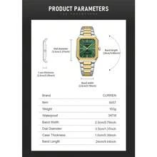 Relógio Masculino CURREN, Marca de Luxo, Militar do Exército, Pulseira de Aço Inoxidável Original, À Prova d'Água, Calendário, Quartzo, Presente, 8457