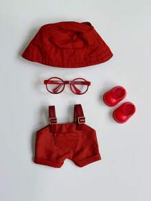 1-4 件适用于 服装配饰、多色围兜裤、夏季帽子、眼镜、靴子或全套 服装，适合 BJD 和大多数娃娃的服装配饰 - 彩色 - 查看 6