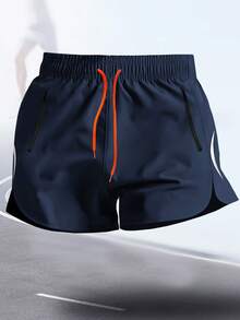 Sports&Outdoor Sweatpants Pants Women Active Bottoms Shorts Outdoor Apparel Spring And Summer Clothing Active Tops Short Sleeve Daily&Casusl Running&Workout Comfortable Loose Tennis & Golf Hockey Equestrian - Navy Blue - View 3