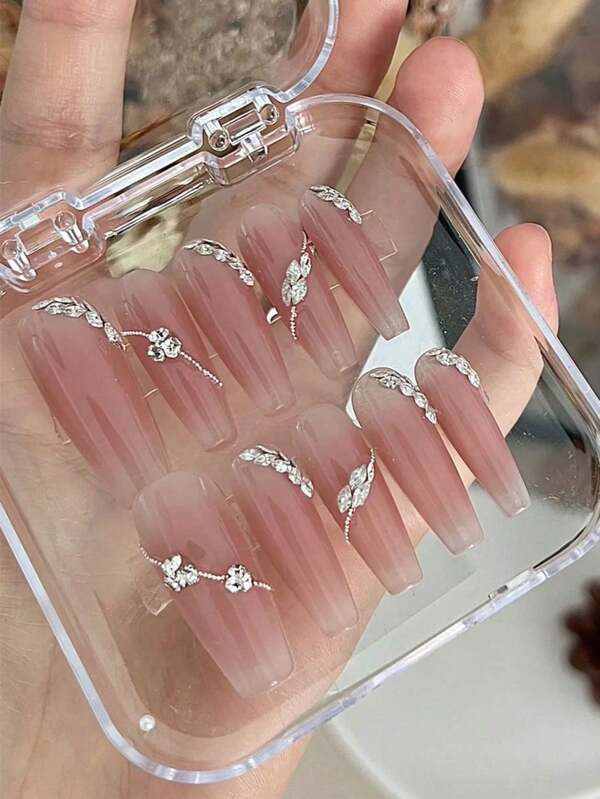 100pcs 1.5mm~3mm Mini Super Sparkling Zirconia Crystal 3D Nail Art Glass Decorations, Sharp-Bottomed Diamond Crystal, Marquise Cut Crystal Horse-Eye Shape Luxury Nail Charms Jewelry Gem