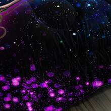 Aesthetic Butterfly Bedding Queen Comforter Set,Romantic Love Flower Glitter Printed Comforter Bedding Sets For Room Decor,Blue Butterfly Comforter Sets With 2 Pillowcases. - Lilac Purple - View 5