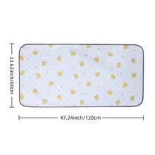 1pc/2pcs Hamster Mat, Machine Washable Hamster Pad With Variety Of Cute Printed Patterns, Waterproof & Absorbent Urine Pad, Rabbit Cage Mat, Dirt-Resistant Mat, Suitable For Small Animals Like Hamsters, Rabbits, Hedgehogs - 47" X 23" - Multicolor - View 22