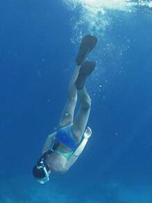 Pinne da snorkeling, pinne da nuoto da viaggio corte, adatte per snorkeling, immersioni, uomini e donne adulti, pinne da allenamento per giovani, accessori da spiaggia, accessori da piscina