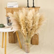 10 PCS 39-Inch Fluffy Pampas Grass, Dried Pampas Grass Bouquet, Bohemian Wedding Decor, Interior Decor, Living Room, Vase, Farmhouse Decorations,Fall Decor,Autumn