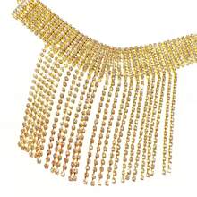 Tornozeleira feminina com strass da moda, corrente de tornozelo com borla brilhante, acessório para salto alto