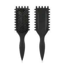 1 pieza Peine rizador de diseño rebotante, cepillo de pelo con cojín de aire para masaje, cepillo grande para ondular el cabello