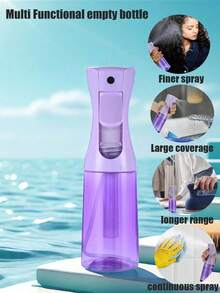 200毫升连续细雾喷雾瓶，1个装 - 适用于美发、护肤、宠物洗澡、植物浇水、熨烫和清洁、返校季、旅行必备、女士发饰、梳子、美发用品、吹风机、头发、发型师、美发工具、美发产品、吹风机、头发、梳子、发型师、美发用品、美发设备、发型、美发、头发、美发产品、美发工具、美发用品、发型师、美发用品、理发店、美发设备 - 彩色 - 查看 4