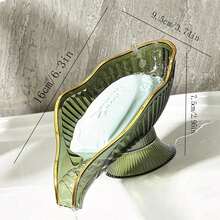 1件/2件/3件皂盒高端家用沥水皂盒轻奢香皂架浴室卫生间防积水皂盒返校