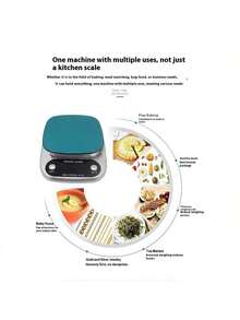 1pc High Precision Stainless Steel Digital Kitchen Scale, Electronic Scale, Precise Baking Household Small Scale, Food Scale, Medication Scale, Coffee Scale, Postal Scale, Kitchen Supplies, Baking Tools
