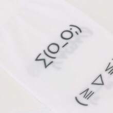 White Graffiti Letter Print Long Socks Harajuku Over Knee Thigh High Stockings Y2K Cosplay Cute Socks Kawaii