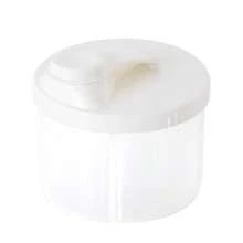 1pc Portable Rotary Multi-Compartment Baby Milk Powder Container, Easy To Disassemble And Clean