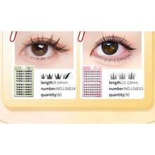 120pcs Natural Simulation Of Glue Free False Eyelashes - Mi giả Sudaji - Xem 11
