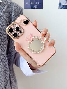 手机壳电镀闪光星磁吸手机壳适用于 Galaxy S25、S24、S24Plus/S24+、S24Ultra、S24FE、S20、S21、S22、S23，软壳全包保护手机壳适用于 11/11 Pro/11 Pro Max/12/12 Pro/12 Pro Max/13/13 Pro/13 Pro Max/14/14 Pro/14 Pro Max/15/15 Pro/15 Pro Max/16/16 Pro/16 Pro Max 防水防震防摔防刮 - 粉色 - 查看 10