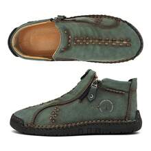 Women Boots Classic Lace Up Design Slip Resistant Casual Footwear - 綠色 - 查看 7