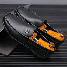 Business Casual Men's Leather Shoes, Anti-Slip, Wear-Resistant, Breathable, Moisture-Wicking Formal Dress Shoes For Wedding