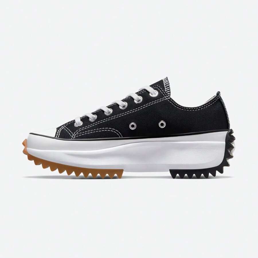 Converse Unisex Chuck Taylor SEASONAL Canvas/Vulcanized Low Top Sneakers 168816C - Black - View 1