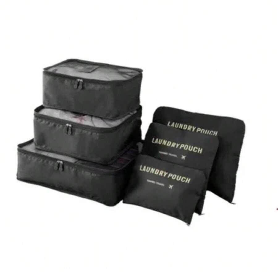 Organizador Mala De Bagagem Viagem Kit 6 Necessaire Bolsa