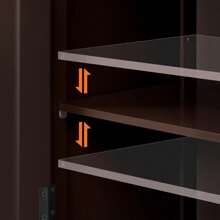 Bathroom Storage Cabinet With Drawer And Double Doors, Free-Standing Organizer With Inner Adjustable Shelf For Living Room, L24xW12xH31.5 In
