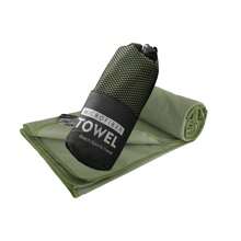 1 pezzo Asciugamano da viaggio e sport in microfibra, compatto, leggero, altamente assorbente, adatto per escursioni, yoga, allenamento, backpacking, palestra
